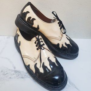 Tredair Vintage RARE Patent Leather Flame Oxfords